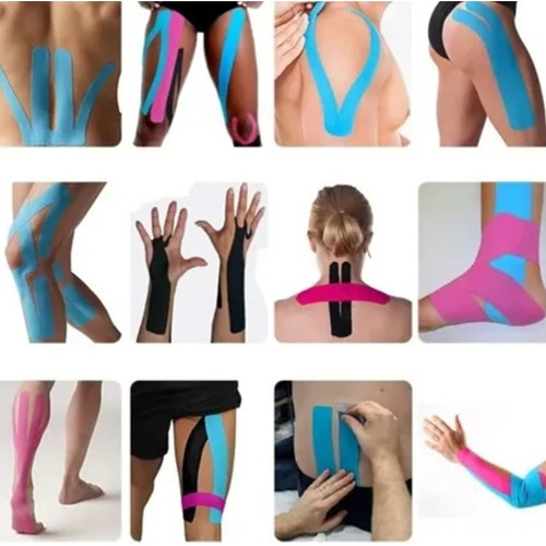 Fitas Bandagem Kinesio Tape Elastica Mts Cores