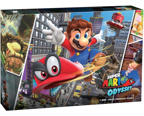 Super Mario Odyssey Snapshots Rompecabezas Premium De 1000 P