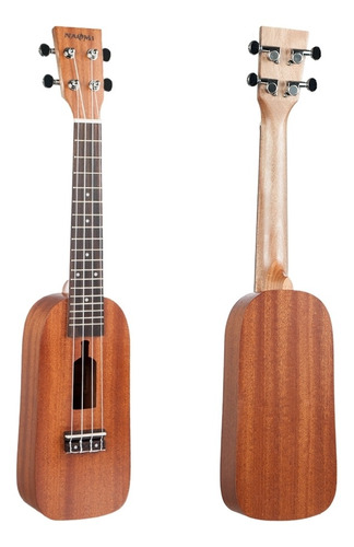 Naomi 21/23 Inch Ukulele Bottle Diseño Sapele Topboard Backb