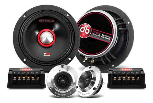 Set De Medios Db Drive P36k Pro Audio 175w Rms 8 Ohms