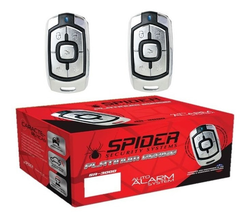 Alarma De Seguridad Para Auto Spider Son Sensor  Sr-3000