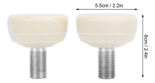 2 Topes De Goma Portátiles Para Patines