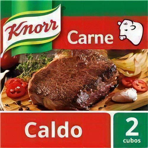 Pack X 12 Unid. Caldo Carne 2 Un Knorr Caldos Y Sopas