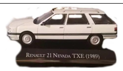 Autos Inolvidables Argentinos 80/90 Renault 21 Nevada Txe Blanco