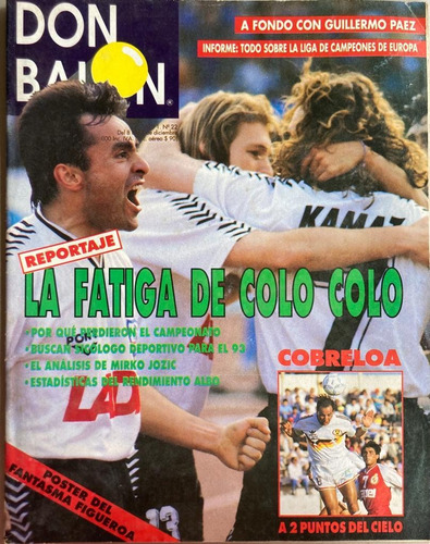 Revista Don Balón Año 1 N°22 Póster Del Fantasma Figu(aa411