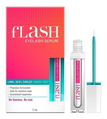 Serum Suero Alargador Y Engrosador Para Pestañas Flash 2ml