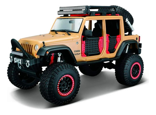 Camioneta Maisto Off-road Kings 2015 Jeep Wrangler Unlimited