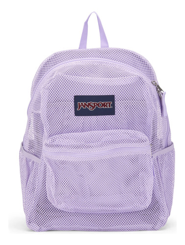 Jansport Mochila De Malla Ecológica, Lila Pastel, 17 X 12..