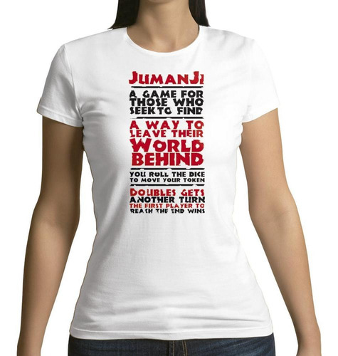 Remeras Mujer Jumanji |de Hoy No Pasa| 3