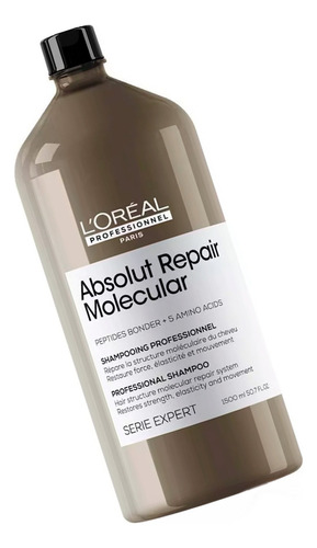 Loreal Absolut Repair Molecular Shampoo Reparador Grande