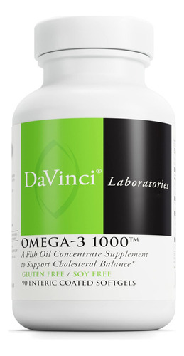 Davinci Labs Omega-3 1000 - Suplemento Dietético Para Mante