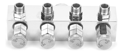 Divisor De Manguera De Aire De Aluminio Multifunción Ajustab