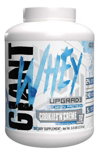 Proteina Giant Sports Performance Whey 5 Lb 69 Serv Sabor Cookies and cream