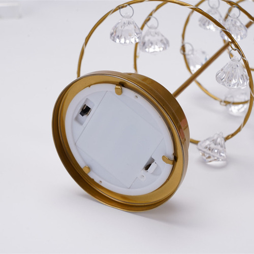 Lámpara Led Navideña Con Forma De Árbol De Hierro Forjado