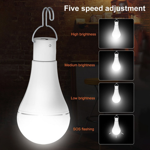 Luces Nocturnas En V, Bombilla De 7 W, Lámpara Solar Para Ac