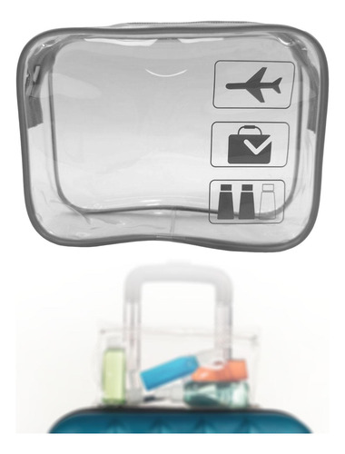 Bolsa De Aseo Transparente, Bolsa De Playa De Gran Apertura