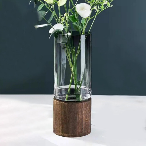 Florero Moderno Arreglo Floral Florero De Cristal L