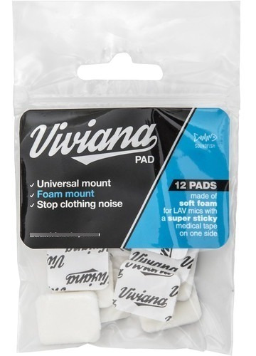 Imagen 1 de 5 de Viviana Straps Pack De 12 Pads Para Mic Corbateros Lavs