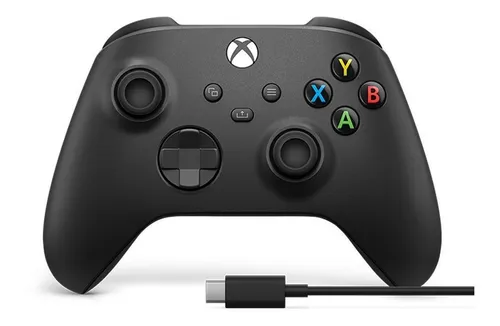 Joystick Inalámbrico Microsoft Xbox Carbon Black Usb C