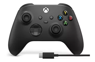 Joystick inalámbrico Microsoft Xbox Xbox Series X|S controller + USB-C cable carbon black