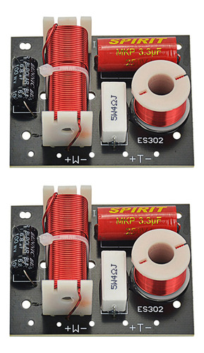 2x Es302 2-way Audio Speaker Crossover +frequency