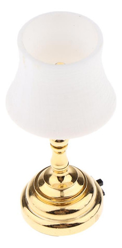 1/12 Dollhouse Mini Lámpara Lámpara Led Luces Con Pilas