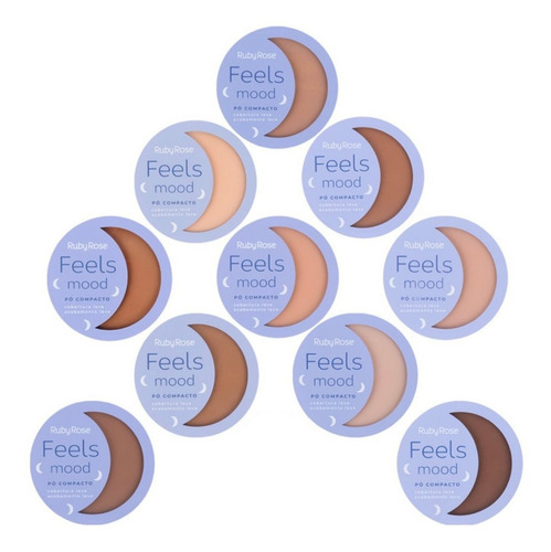 Pó Facial Feels Mood Ruby Rose Cor Pc04 Hb7232