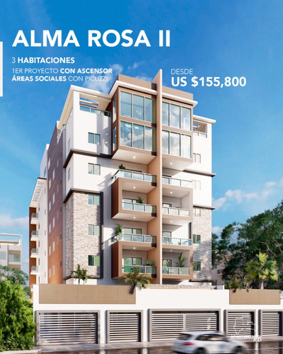 Vendo Hermosos Apartamentos En Alma Rosa Ii, Santo Domingo Este, Zona Oriental, República Dominicana