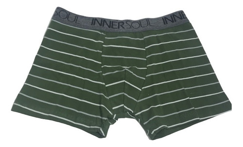 Boxer Algodon Y Lycra Rayado Inner Soul 4240