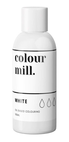 Colorante Colour Mill 100ml Liposoluble - White / Blanco