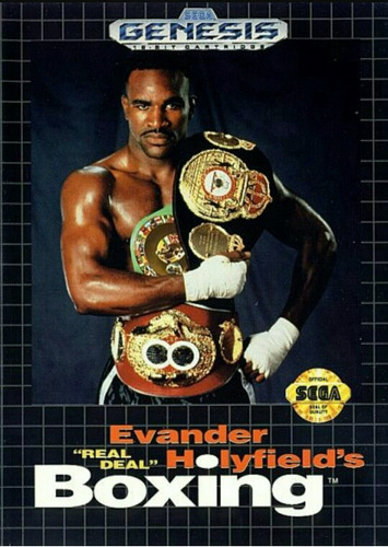 Evanders Hollyfield Boxing Sólo Cartucho Retro Sega Mega Drv