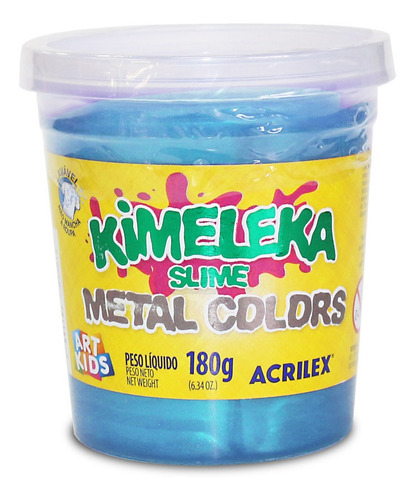 Kimeleka Slime Metal Colors Acrilex 180g