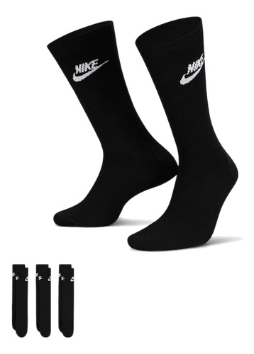 Meia Nike Sportswear Everyday Essential (3 Pares) Dx5025-010