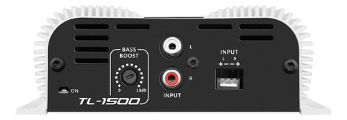 Modulo Taramps Tl 1500 2 Ohms Amplificador 3 Canais Som Automotivo Tl1500 390w Rms + Cabo Rca S400 Vermelho