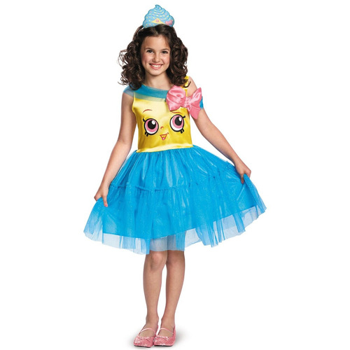 Disfraz Para Niña Reina Shopkins Cupcake Talla M (7-8)