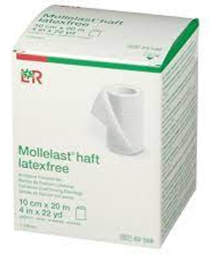 Mollelast Haft Latex Free - Bandagem Coesiva10 Cm X 20 M