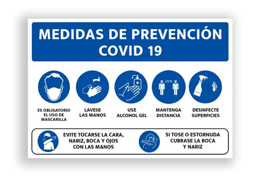 Trovisel Señal Medidas De Prevención, Semi Rigido 60 X 40