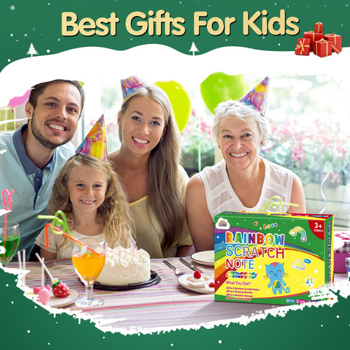 Favores De Cumpleaños Papel Rascar 36 Unidades Kit Juguete