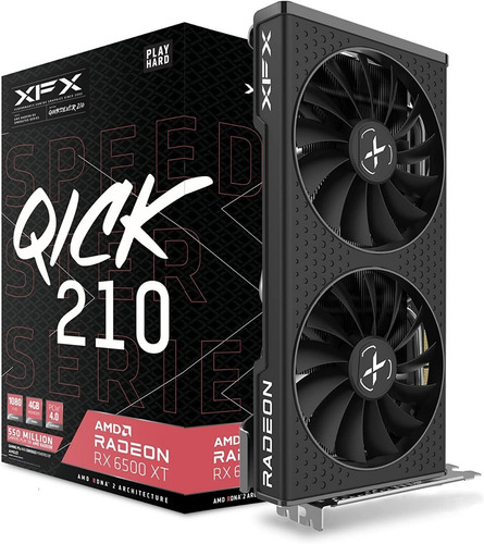 Imagen 2 de 4 de Tarjeta De Video Xfx Rx 6500 Xt 4gb Ddr6