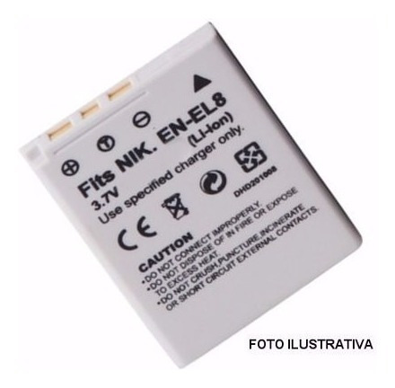 Imagen 1 de 1 de Batería Enel8 P/nikon (6805)