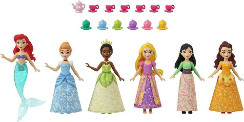 Disney Princess - Pack De Celebracion 6 Princesas - Mattel -