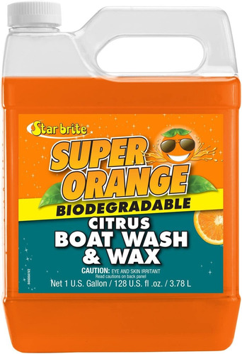 Star Brite Super Orange Citrus Boat Wash  Wax
