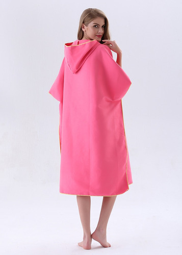 Poncho Cambiador Surf Toalla Con Capucha Microfibra Manta