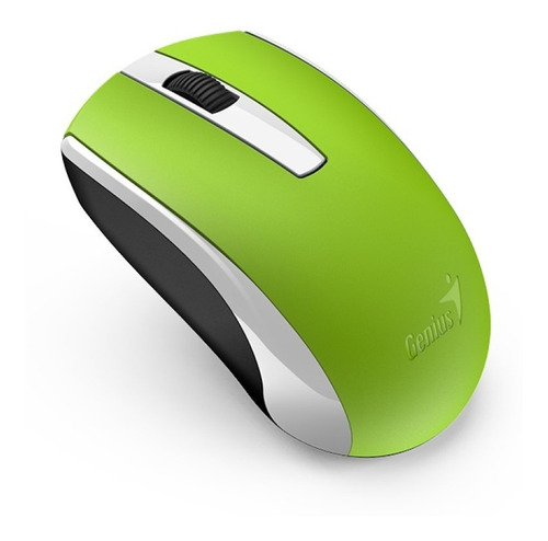 Mouse inalámbrico recargable Genius  ECO-8100 verde