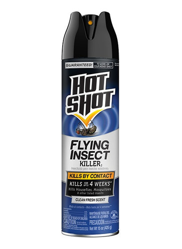 Insecticidas Importados En Spray Hot Shot Y Baygon Verde 