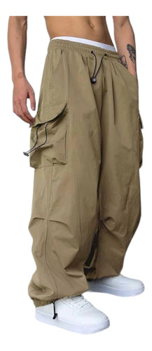 Llévate 3 Pantalones Cargo Parachute Hombre Adulto