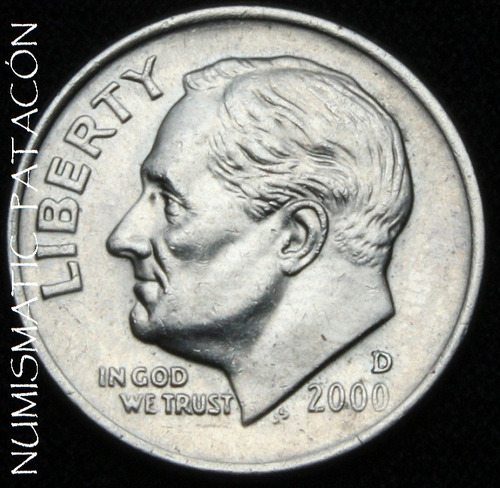 Moneda Usa One Dime 2000 Letra D (Usado)