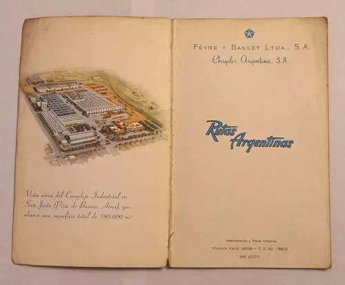 Rutas Argentinas Chrysler Argentina S.a. Févre Y Basset Ltda (Usado)