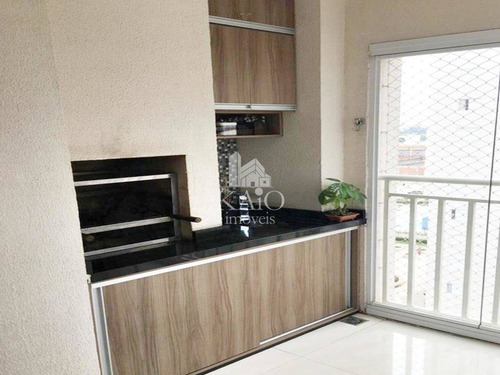 Imagem 1 de 12 de Apartamento Suprema Mobiliado 75m² Varanda Gourmet 2 Vagas