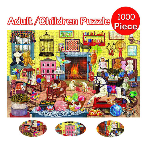 Juego De Rompecabezas Grande De 1000 Piezas H Adults Puzzles